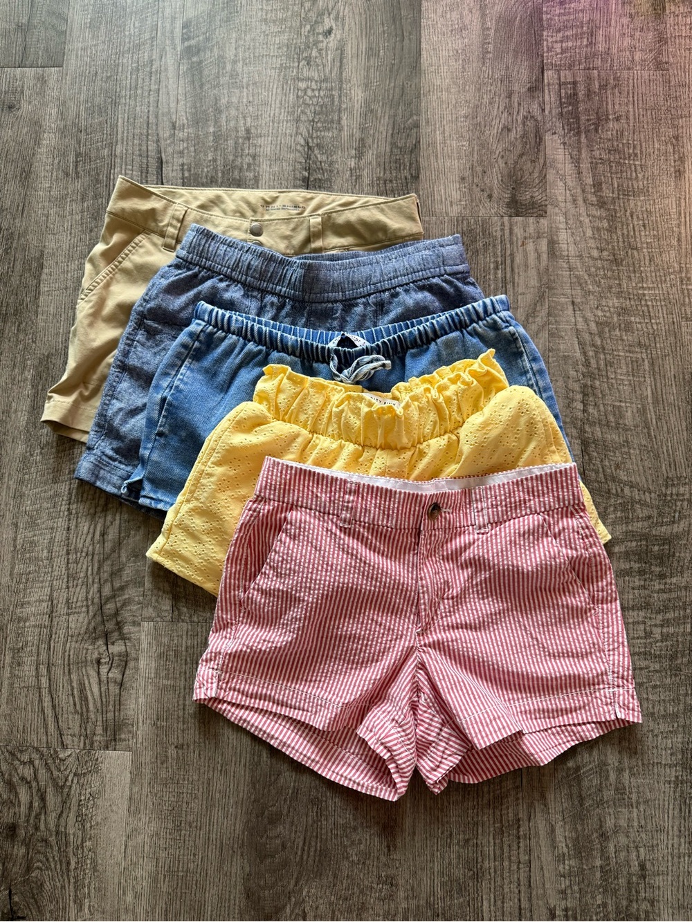 Women’s shorts- range of sizes but all fit like size 2-4